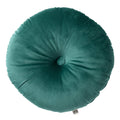 Dutch Decor Olly - Kussen Ø38 cm - Rond fluweel - Alsemgroen - Groen