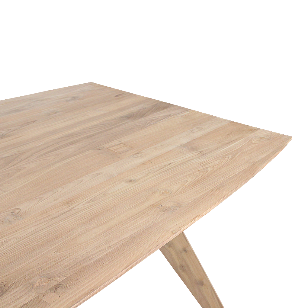 Studio teak rectangular table