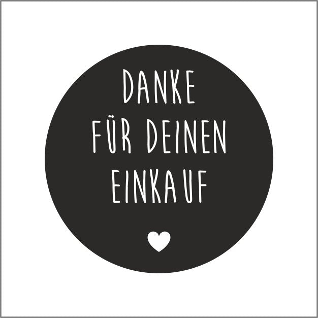 Etiket - Danke für deinen einkauf - 250 st