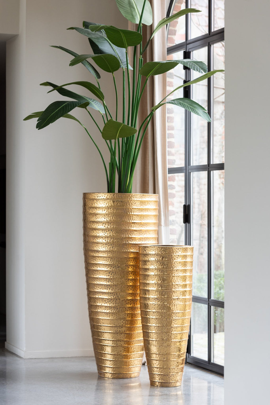 J-Line Strelitzia Plastiek Groen Medium
