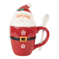 Mok Kerstman 300 ml Rood Keramiek