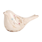 Decoratie Beeld Vogel 22x9x12 cm Beige Keramiek