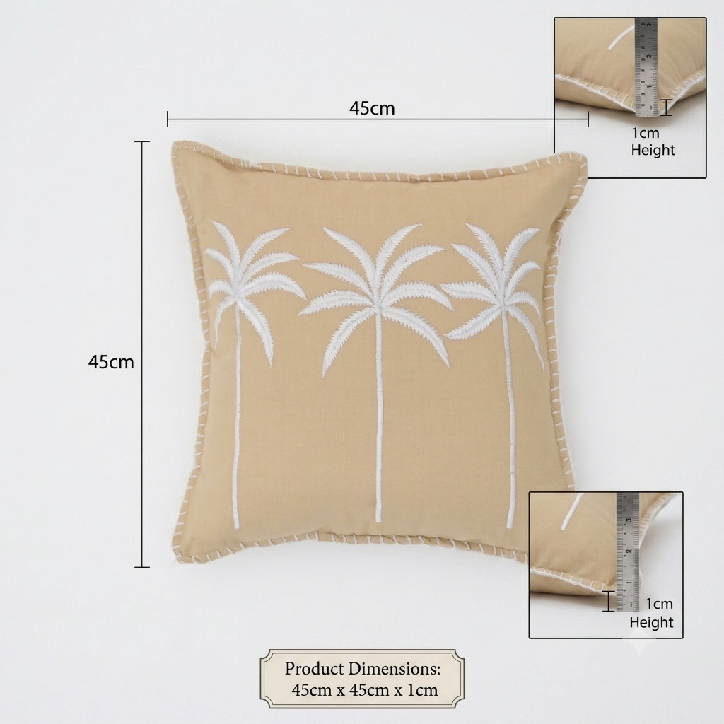 Ivoor Palm Serenity kussen