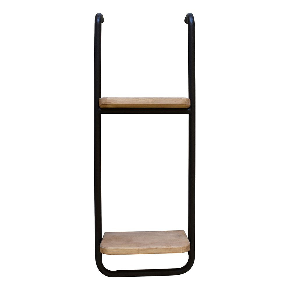 Wandrek 30x15x80 cm Bruin IJzer Muurrek