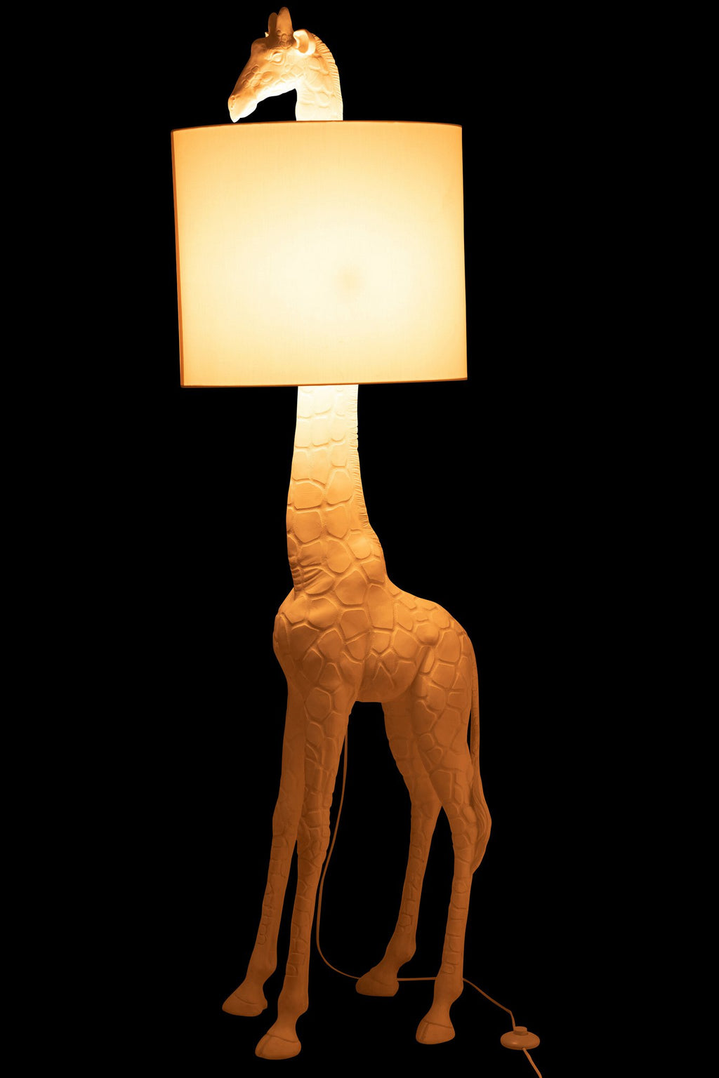 J-Line lamp Giraf - polyresin - wit