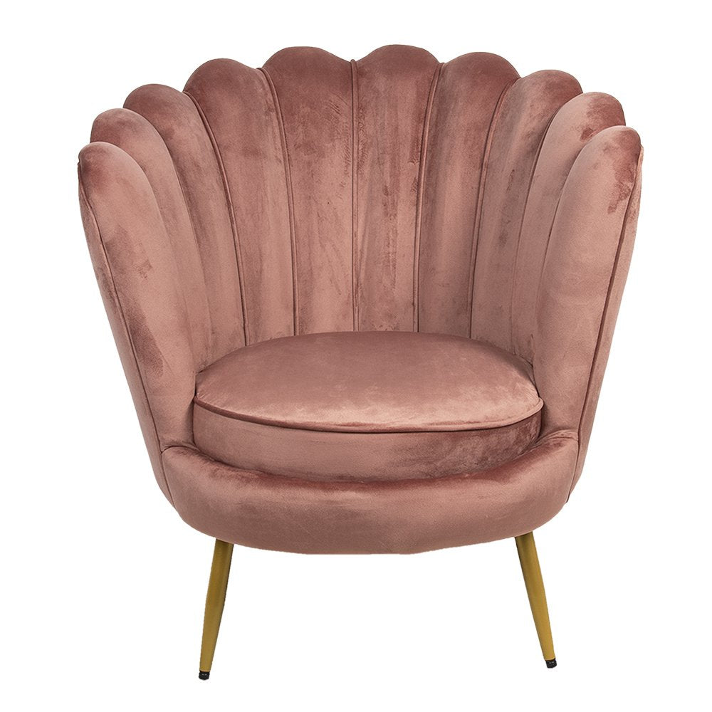 Fauteuil Roze Metaal