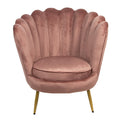 Fauteuil Roze Metaal