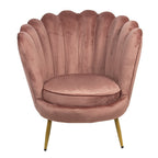 Fauteuil Roze Metaal