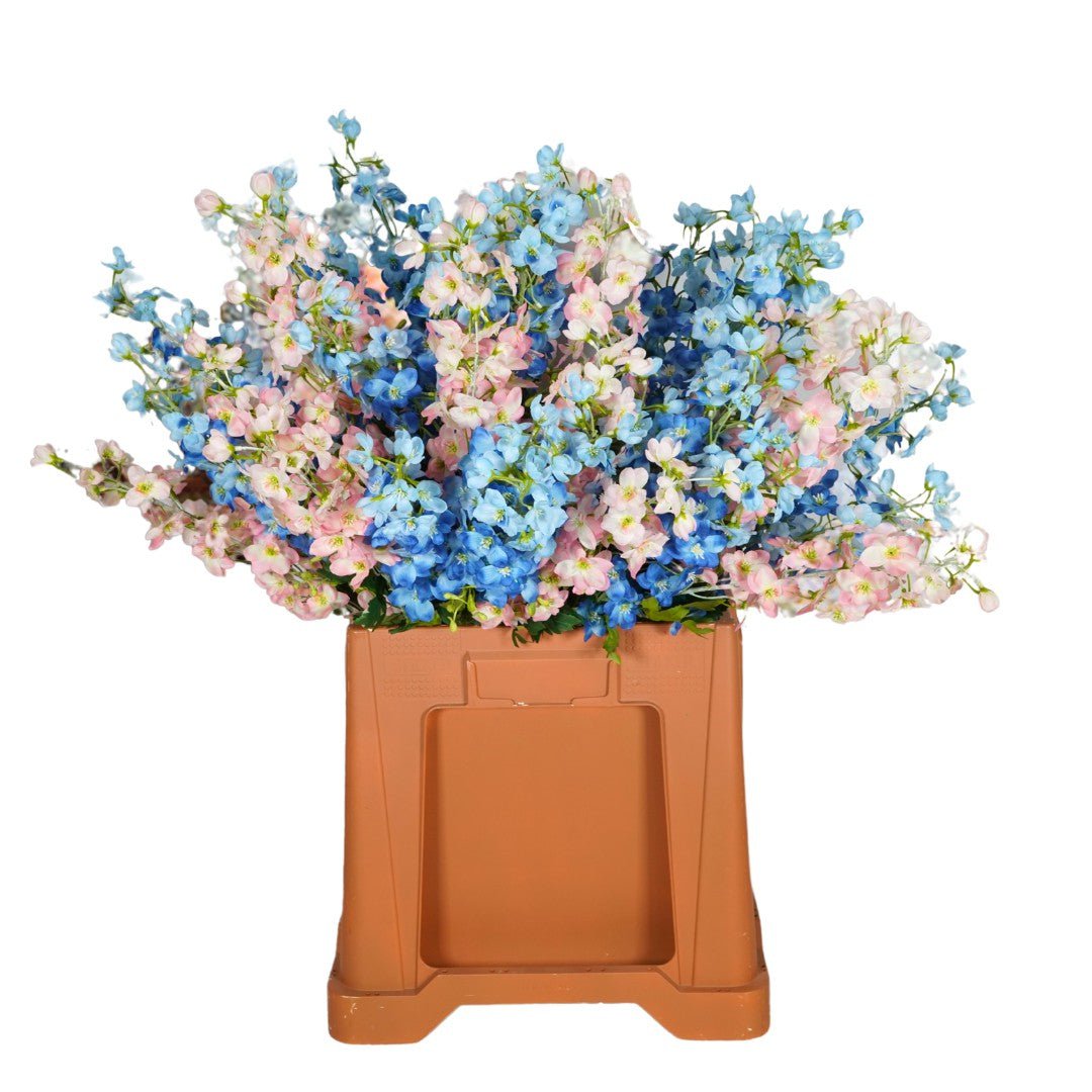 Delphinium Artificial Spray 77cm Lt Pink