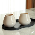 Waxinelichthouder - Tasman XS ivory (set van 2 stuks)
