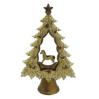 Decoratie kerstboom 13x5x20 cm