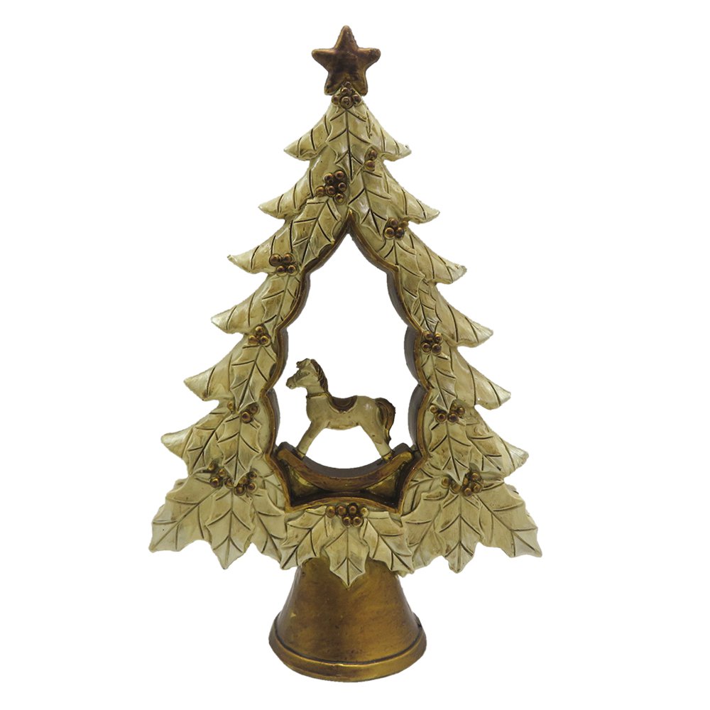 Decoratie kerstboom 13x5x20 cm