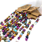Kleurrijke zoetwaterparel ketting Galaxy