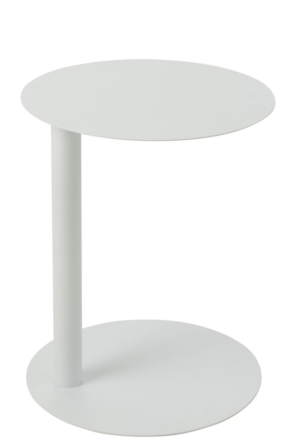 J-Line bijzettafel Rond - metaal - wit