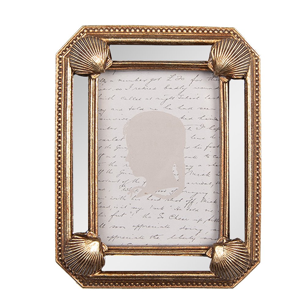 Fotolijst 6x9 cm Goudkleurig Kunststof