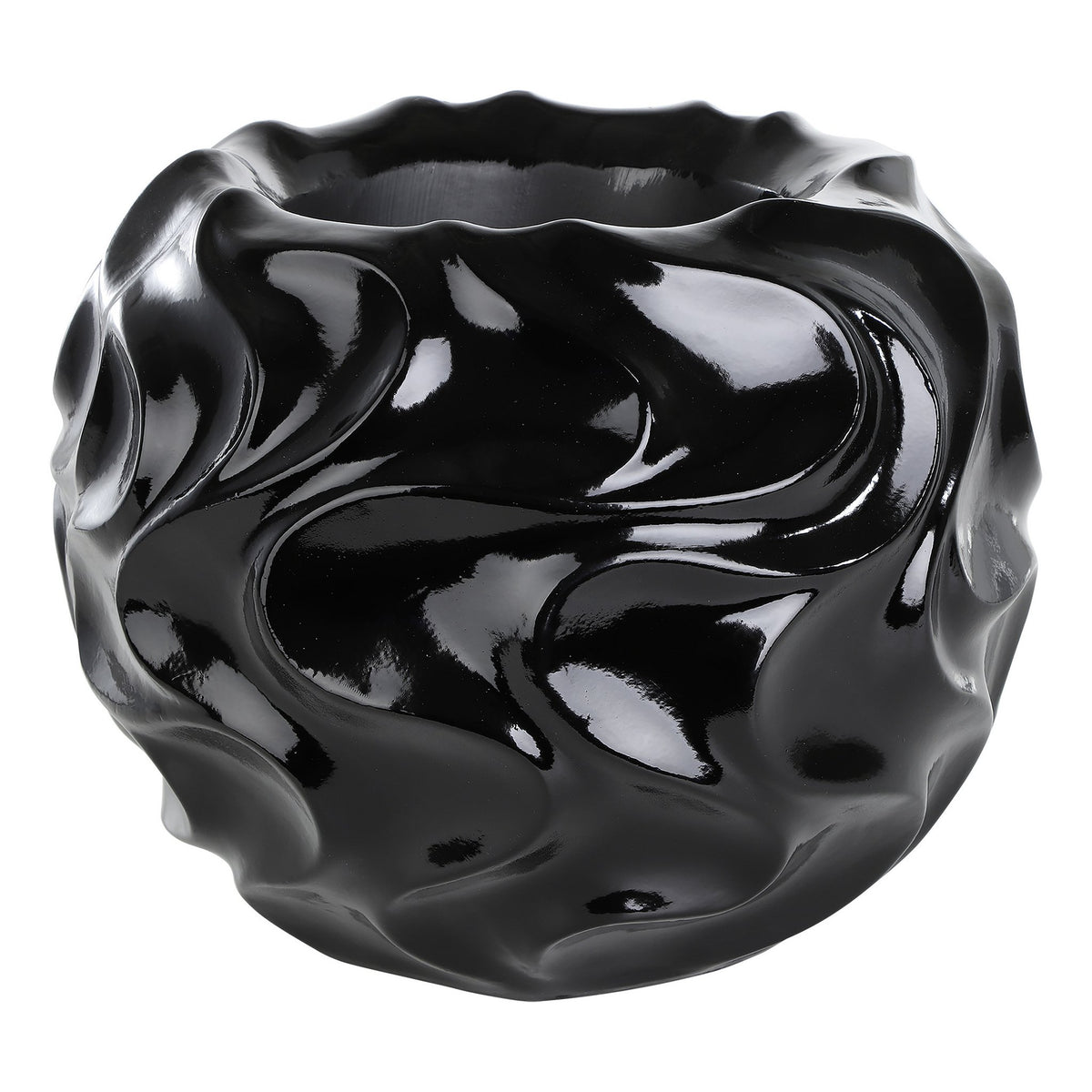 Pot Abbeylara Zwart 38x33 cm