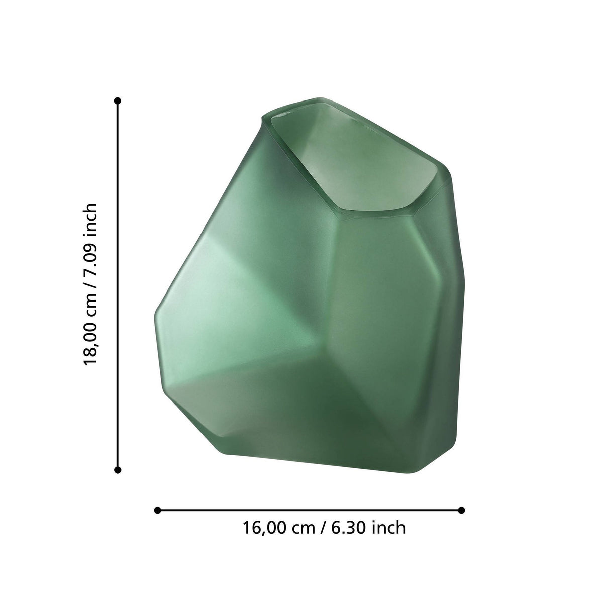 Vaas Clonony Groen 16x11,5x18cm