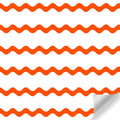 Papierrol – Oranje zigzag – 50 cm x 100 meter