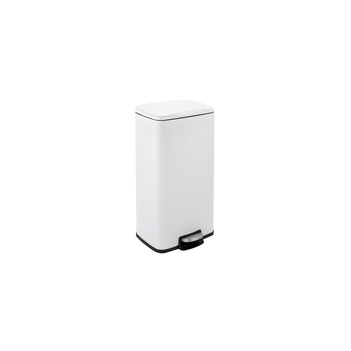 Pedaalemmer 30L/34x32x61cm wit Stof