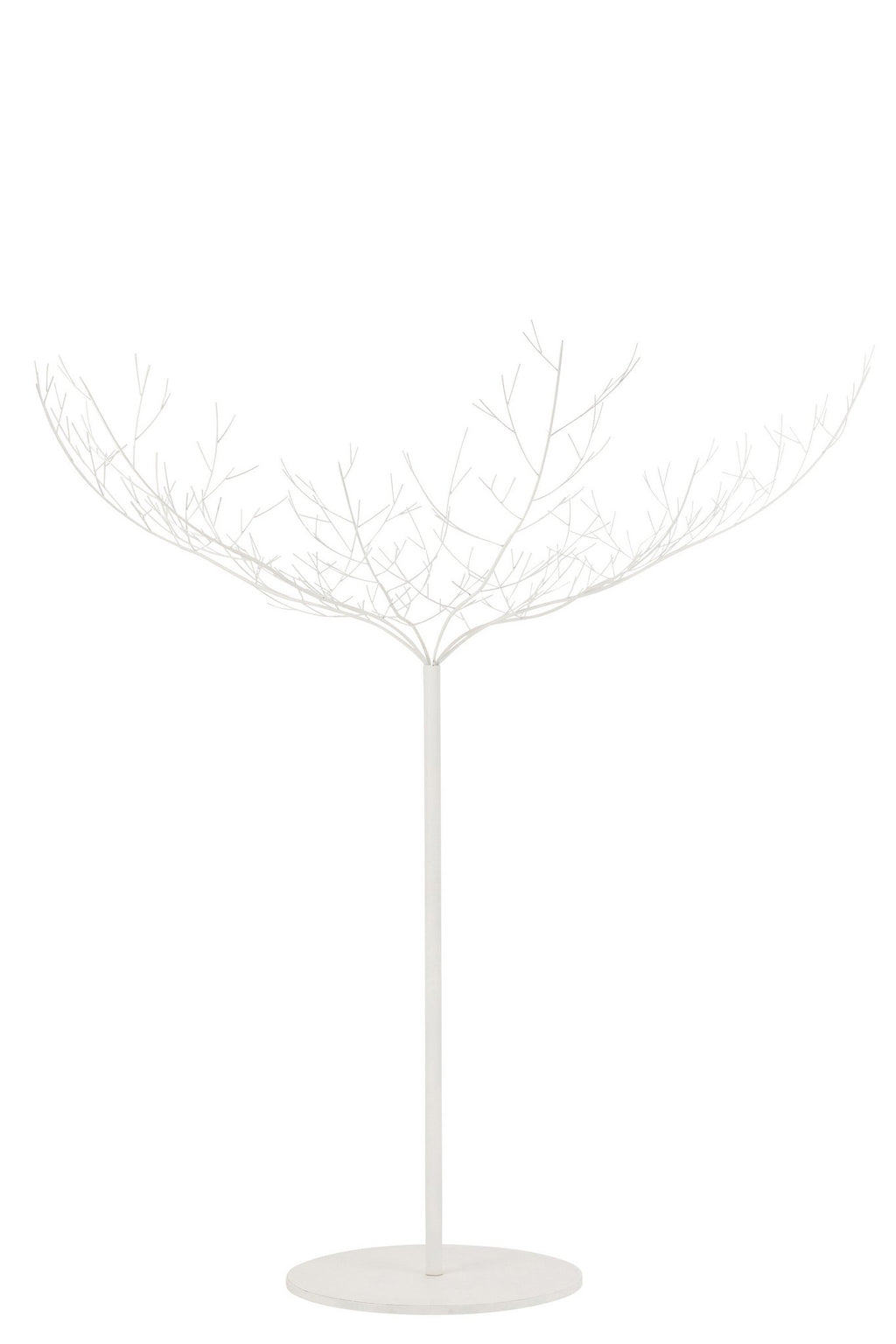 J-Line decoratie boom - metaal - wit - large