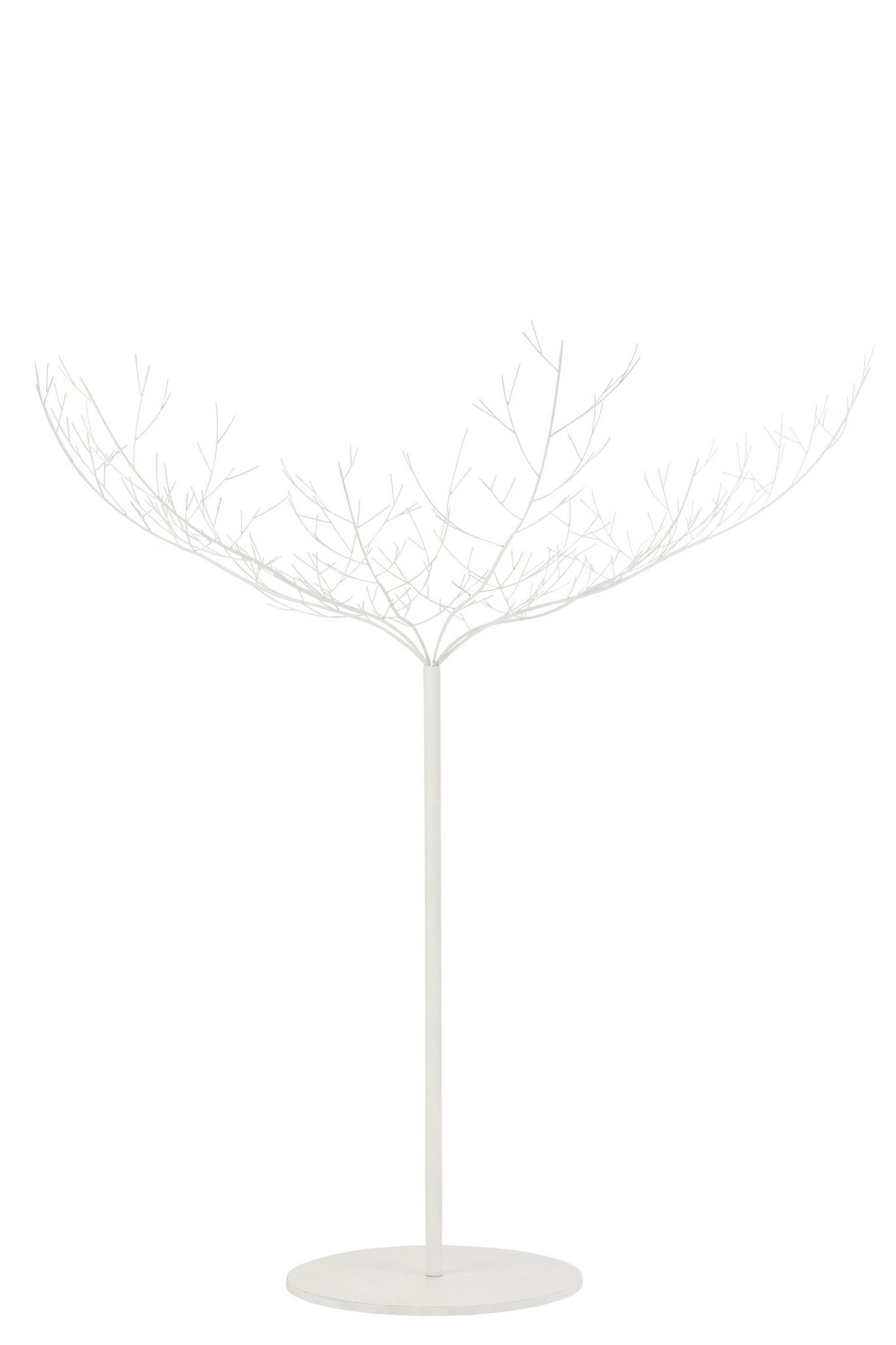 J-Line decoratie boom - metaal - wit - large