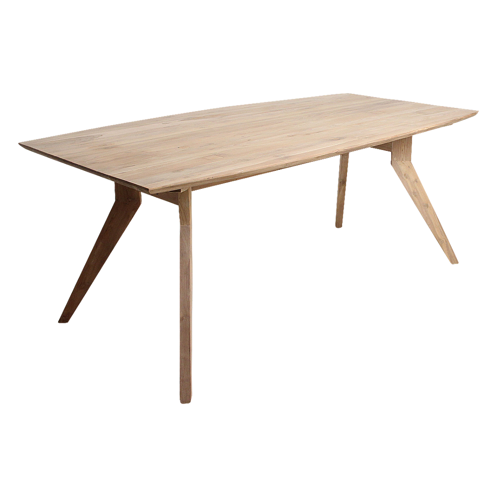 Studio teak rectangular table