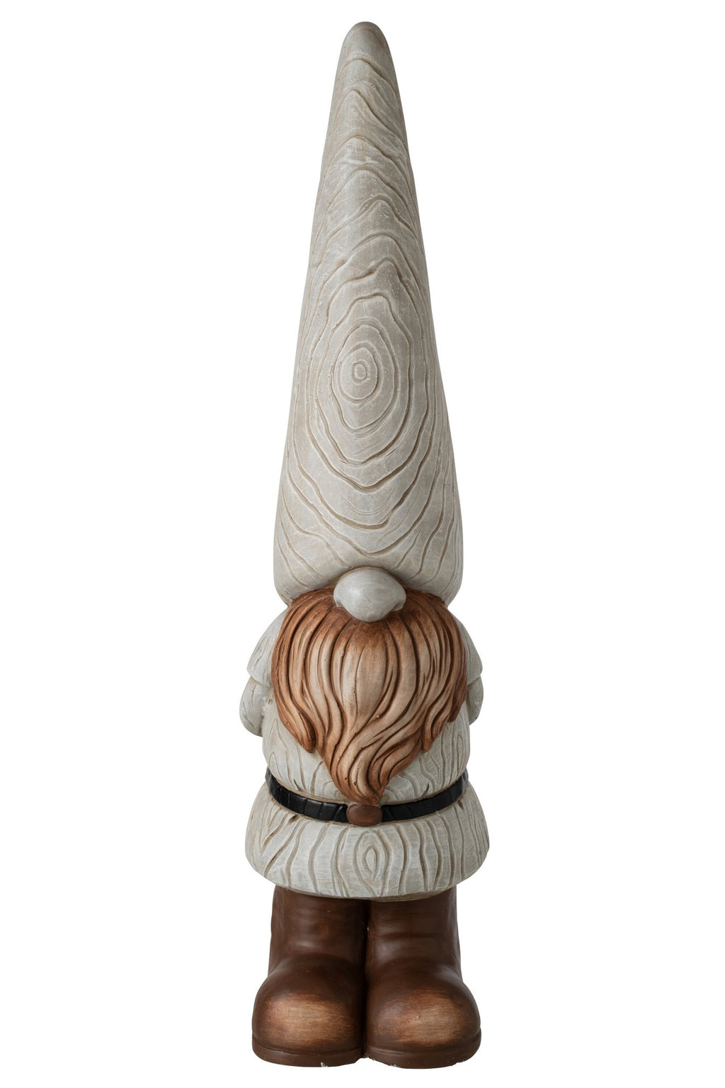 J-Line decoratie Kabouter - magnesium - grijs - large