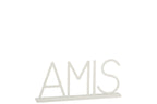 J-Line decoratie Amis - metaal - wit