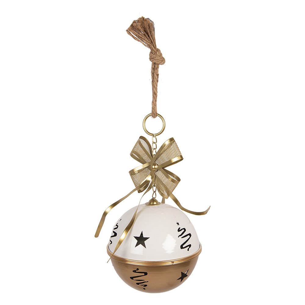 Kerstdecoratie Beeld Bel Ø 19x45 cm Goudkleurig Metaal