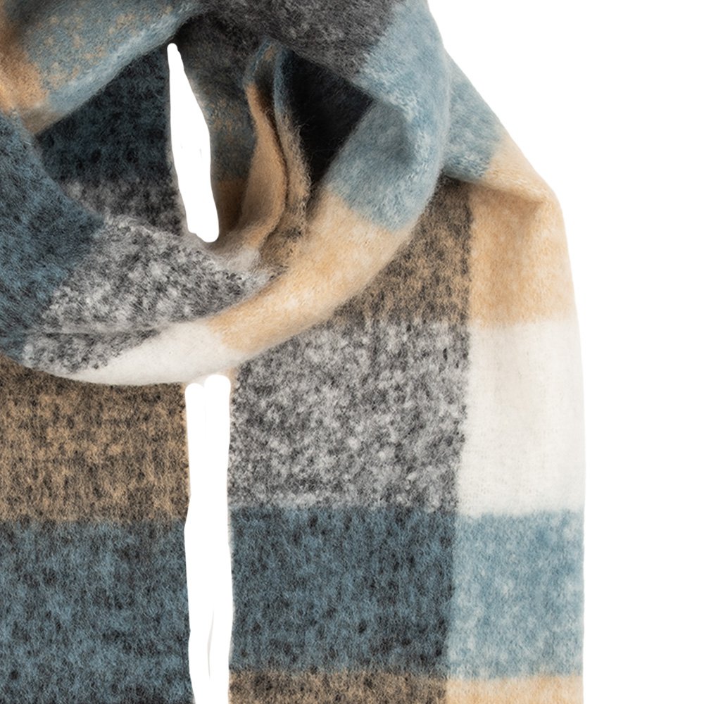 Wintersjaal Dames 38x200 cm Beige Textiel