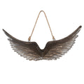 Decoratie Hanger Vlugels 30x3x12 cm Bruin Wit Hout