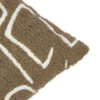 Roy Chenille Jaquard Kussen taupe 45x45cm