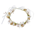 Haarband Meisje Wit Synthetisch Bloemen Haarband Dames