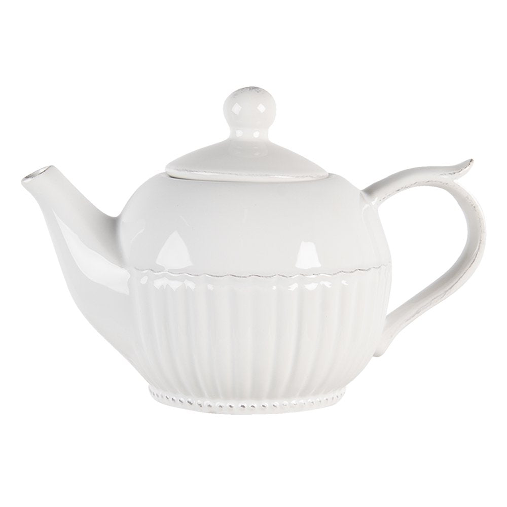 Theepot 750 ml Wit Dolomiet Theekan