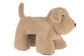 J-Line deurstopper hond - beige - polyester