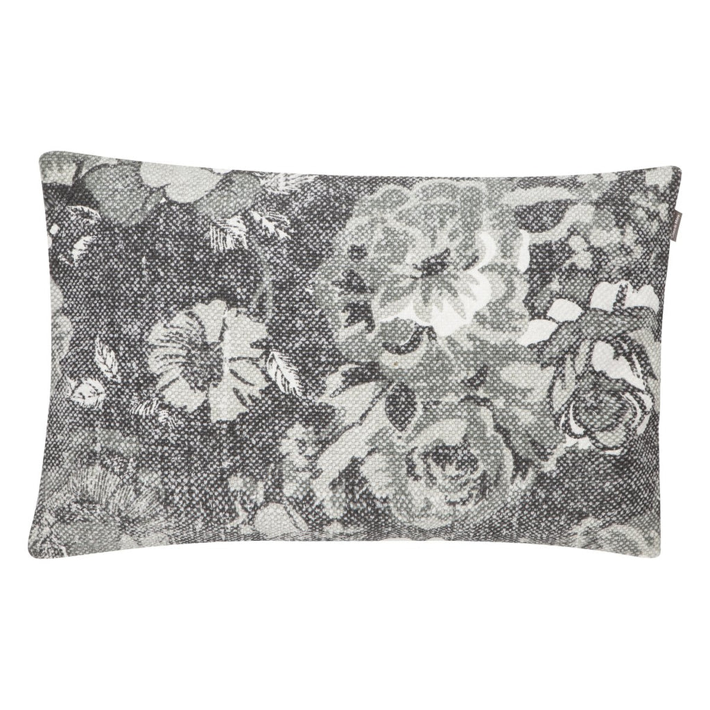 Vintage Flower kussen grijs 40x60cm