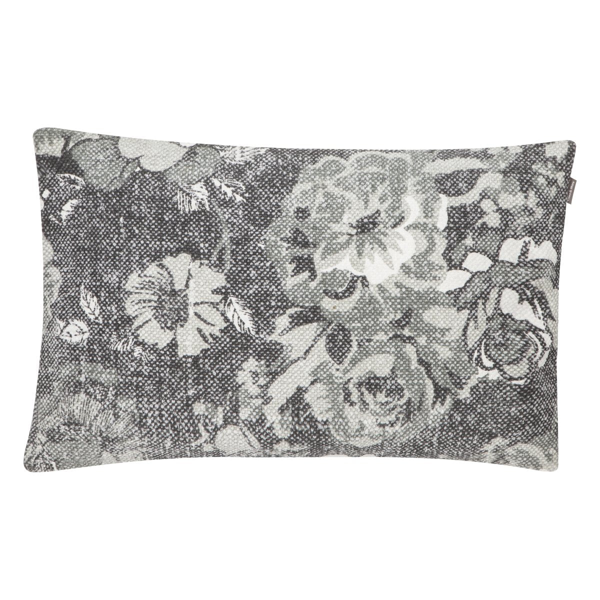 Vintage Flower kussen grijs 40x60cm