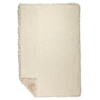 Plaid teddy langhaar pluk beige 130x170cm