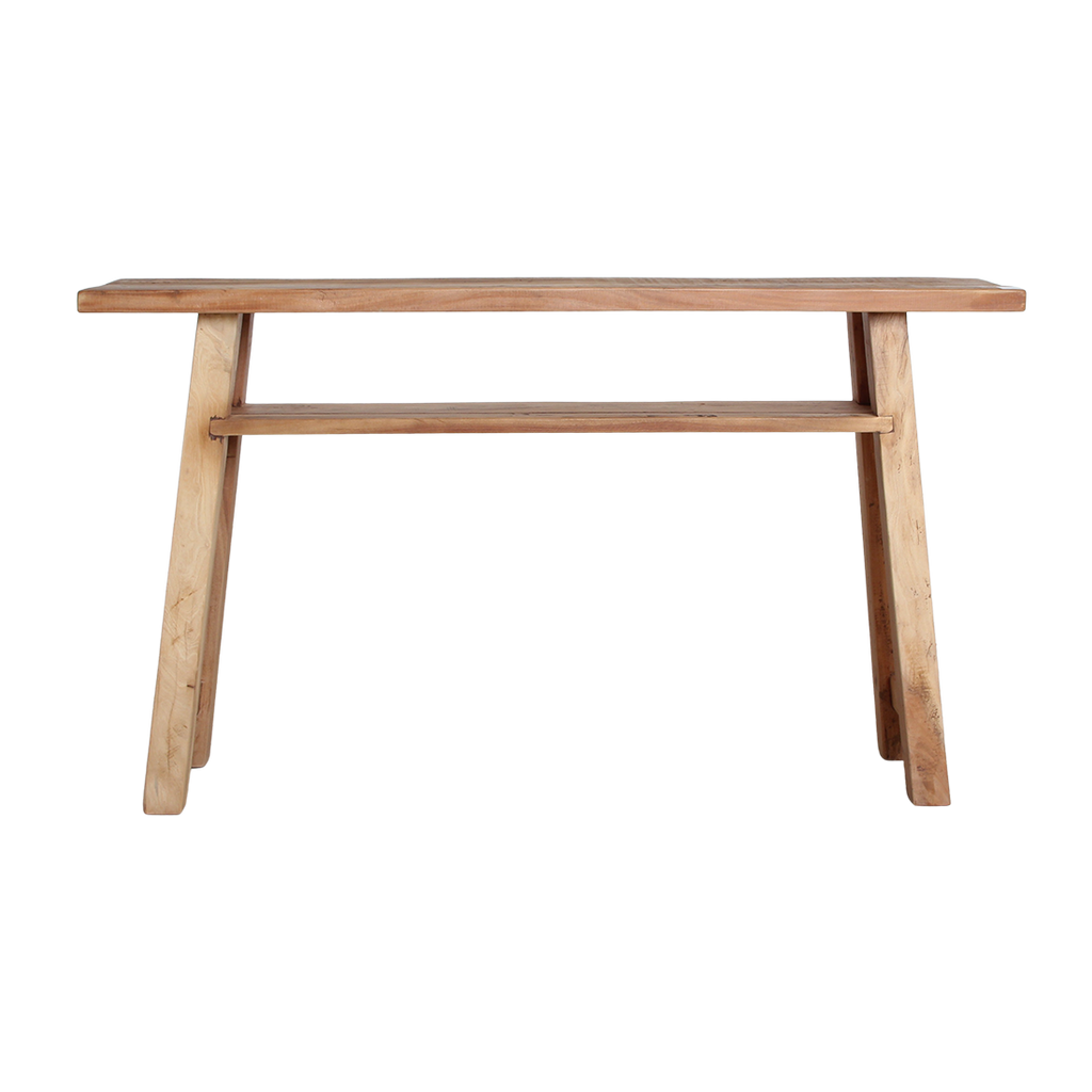 Farmwood sidetable large - FSC-gereycled hout - 140x30x80 cm