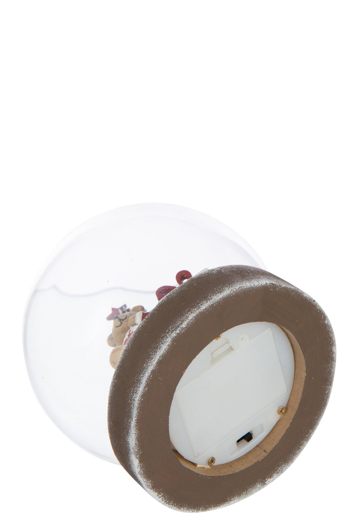 J-Line waterbal Beer - multiplex - wit/rood - LED lichtjes