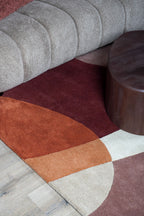 Vloerkleed Abstract Terra/Bruin - 200 x 280 cm