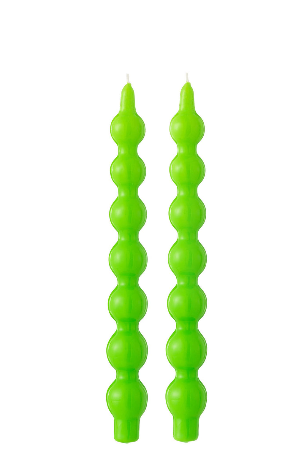 J-Line kaars Kalebas - groen - 5U - doos van 2