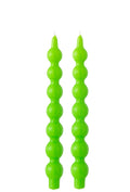 J-Line kaars Kalebas - groen - 5U - doos van 2
