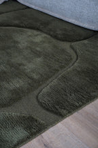 Superior Berber Vloerkleed Dark Green - 230 x 330 cm