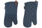 Oven mitt indigo - 33x17 cm, donkerblauw