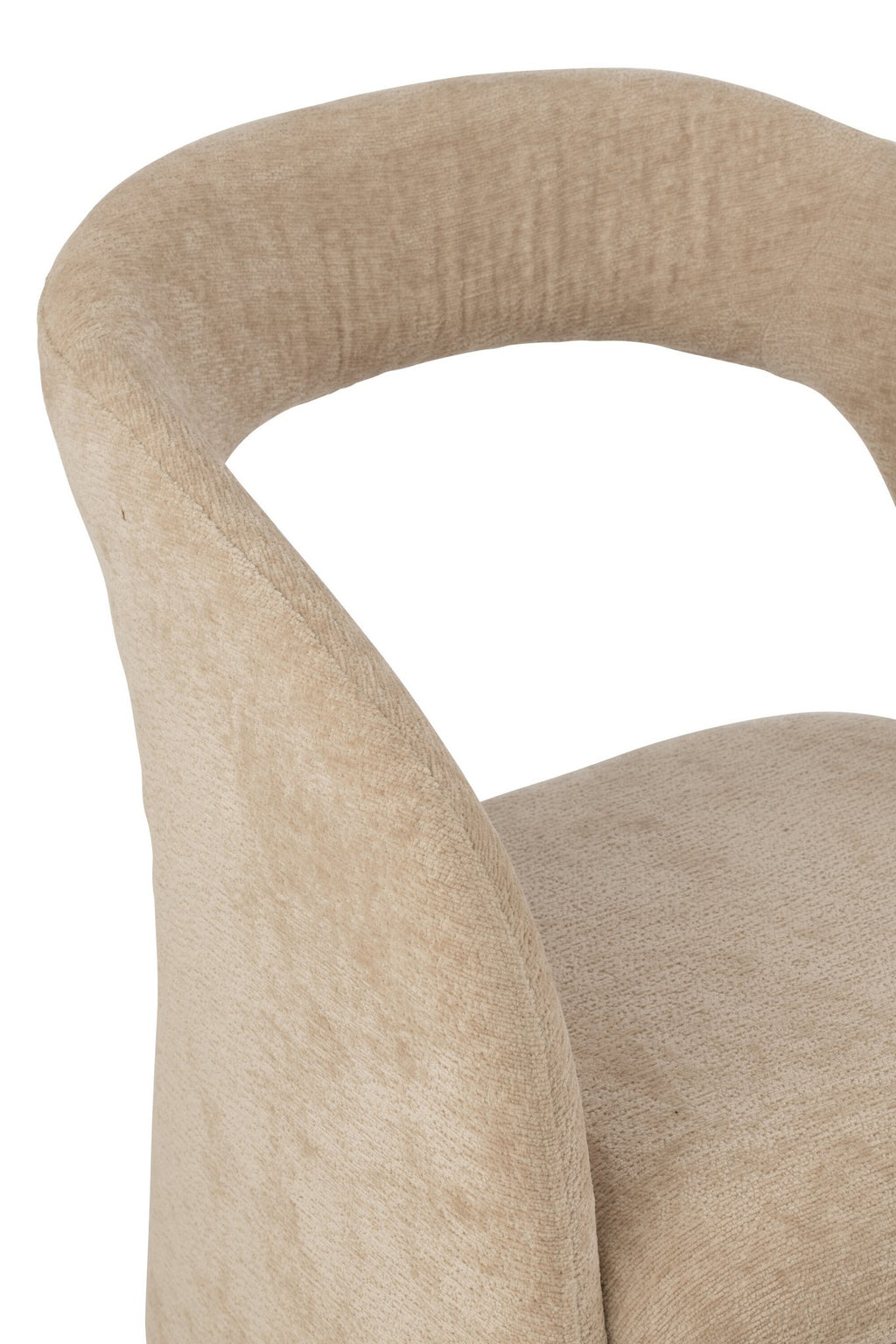 J-Line Anise Stoel Textiel Beige