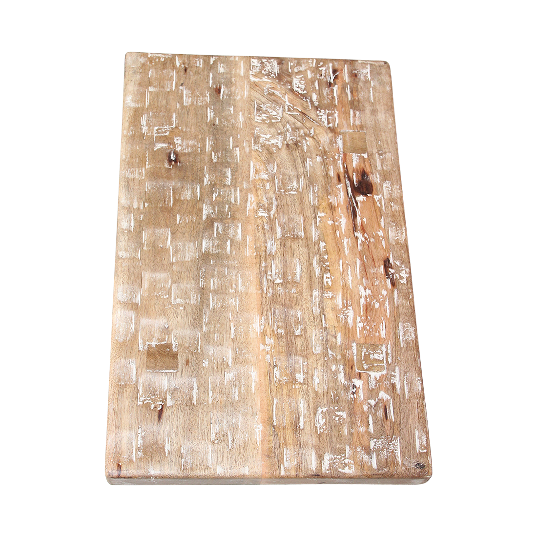 Stool chisseled top natural