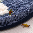 Kikker Superzachte anti-slip superabsorberende microvezel 2000 GSM-mat 50x80 cm, verpakking van 1 | Badkamer Slaapkamer Keuken Deur Vloermat