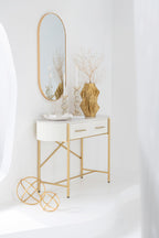 J-Line decoratie Bal Beeld - aluminium - goud - M