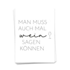 Je moet ook wijn kunnen zeggen - ansichtkaart 10 set